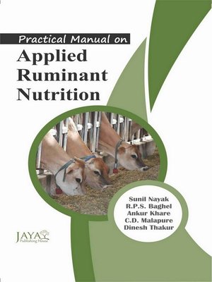 cover image of Practical Manual On Applied Ruminant Nutrition (As Per New Vcimsve Regulations, 2016)